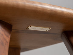 Arc De Stool 37 - Walnut