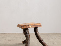 Italian Wooden Stool 02