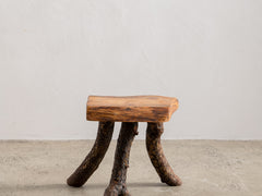 Italian Wooden Stool 02