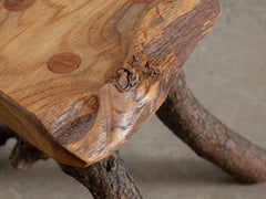 Italian Wooden Stool 02