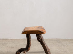 Italian Wooden Stool 02