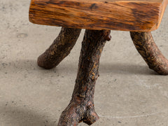 Italian Wooden Stool 02