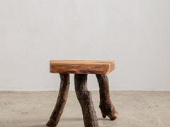 Italian Wooden Stool 04