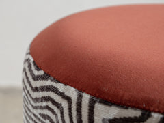 1960's Italian Stool in Jungle Rust