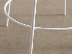 Mid-Century Swivel Bar Stool with Upholstered Seat