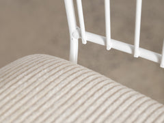 Mid-Century Swivel Bar Stool with Upholstered Seat