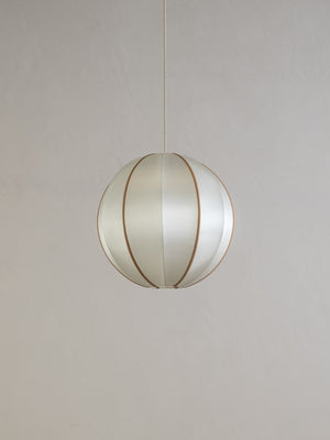 Round Pendant - Offwhite / Amber