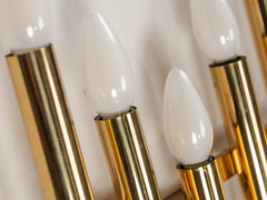 1970s Tubular Wall Light by Gaetano Sciolari