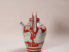 1960s Fratelli Fanciullacci Hand Painted Ceramic Vessel