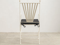 Soleil Chair with Curved Arm - Ivory