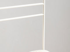 Soleil Stool with Back - Ivory with Sunfish Stripe