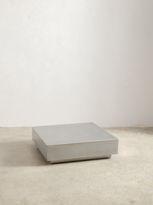 Stainless Steel Coffee Table, Brushed
