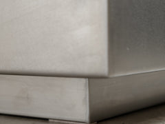 Stainless Steel Coffee Table, Brushed