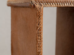 1930s Artisan Hide-Covered Timber Column 01