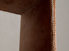 1930s Artisan Hide-Covered Timber Column 01