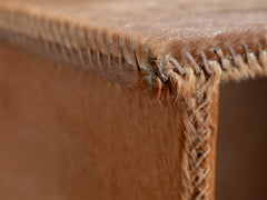 1930s Artisan Hide-Covered Timber Column 01