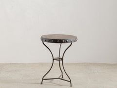 1950s Iron Side Table