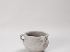 Vintage White Ceramic Pot