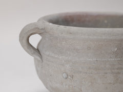 Vintage White Ceramic Pot