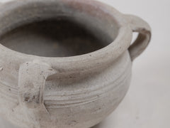 Vintage White Ceramic Pot