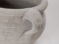 Vintage White Ceramic Pot