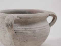 Vintage White Ceramic Pot