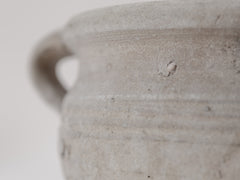 Vintage White Ceramic Pot