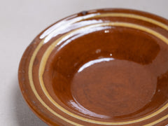 Vintage Glazed Terracotta Plate