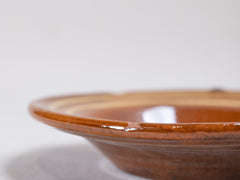 Vintage Glazed Terracotta Plate