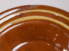 Vintage Glazed Terracotta Plate