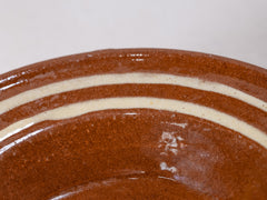 Vintage Glazed Terracotta Plate