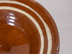 Vintage Glazed Terracotta Plate