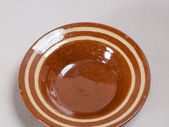 Vintage Glazed Terracotta Plate