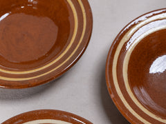 Vintage Glazed Terracotta Plate