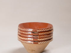 Vintage Glazed Terracotta Bowl