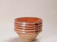 Vintage Glazed Terracotta Bowl