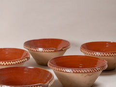 Vintage Glazed Terracotta Bowl