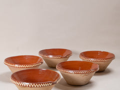 Vintage Glazed Terracotta Bowl