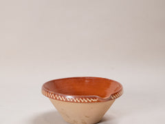 Vintage Glazed Terracotta Bowl