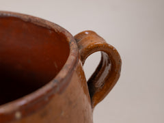 Vintage Glazed Terracotta Pot