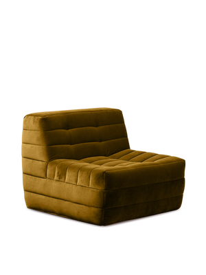 Nara Single Sofa Module Velvet