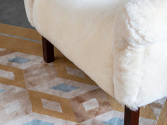 1960s Sheepskin Armchair