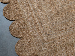 Scalloped Jute - Natural