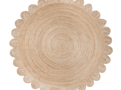 Scalloped Jute - Round