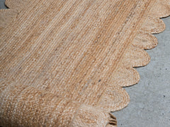 Scalloped Jute - Natural