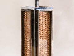 1980s Rattan Table Lamp