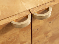 1970s Roche Bobois Burl Sideboard by Jean-Claude Mahey