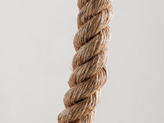 1970s Sculptural Rope Floor Lamp