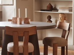 Alba Dining Chair - Sand / Oak