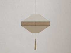 Ming Pendant Horizon in Raw Silk
